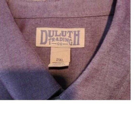 Men's Duluth Trading Co Button Down Casual Shirt - Picture 2 of 4